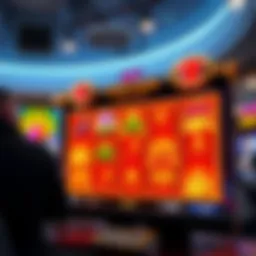 Vibrant online casino slot game interface