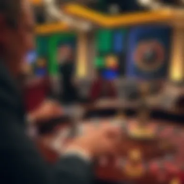 Engaging in Online Roulette Games An online platform showcasing a live roulette game